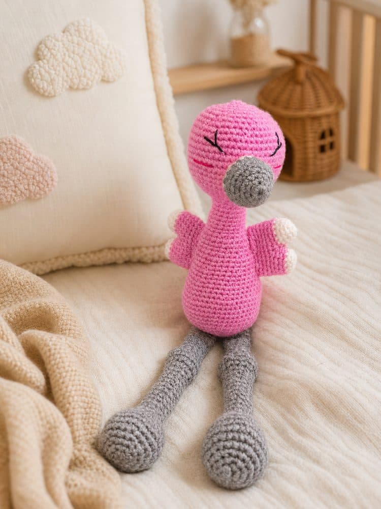 Le même doudou, réellement mis en scène par le Studio dans une chambre de bébé lumineuse